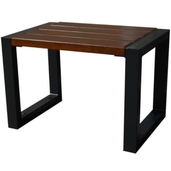 Obrazek Krzesło nowoczesne bez oparcia orzech