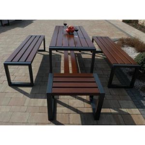 Obrazek Krzesło nowoczesne bez oparcia orzech