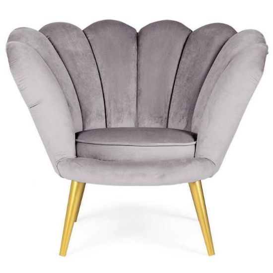 Obrazek Fotel Tristan Bluvel 14/złote