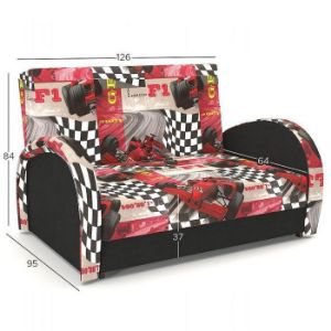 Obrazek Sofa Kaja II Formuła czerwona + Mura 100