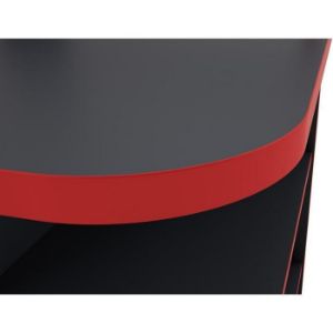 Obrazek Szafka nocna Matrix 40 2S grafit/czerwony