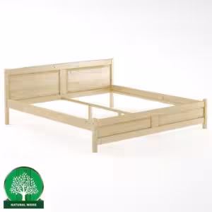 Obrazek Łóżko Sosna LK104–200x200 surowy 