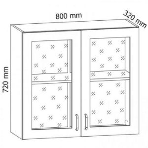 Obrazek Szafka kuchenna Prowansja G80S sosna andersen