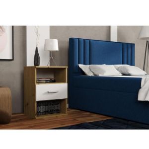 Obrazek Szafka nocna Goda III 1S artisan/biały