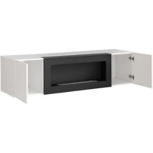 Obrazek Komoda + Biokominek FLY SBK biały 