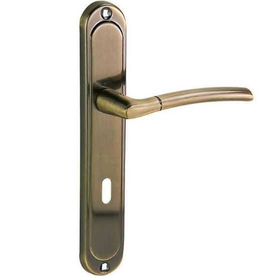 Obrazek Klamka drzwiowa LARGO KL72 mosiądz antyczny