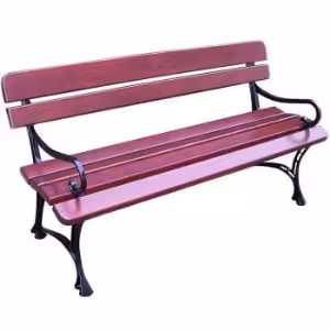 Obrazek  Ławka królewska z podłokietnikami wiśnia 