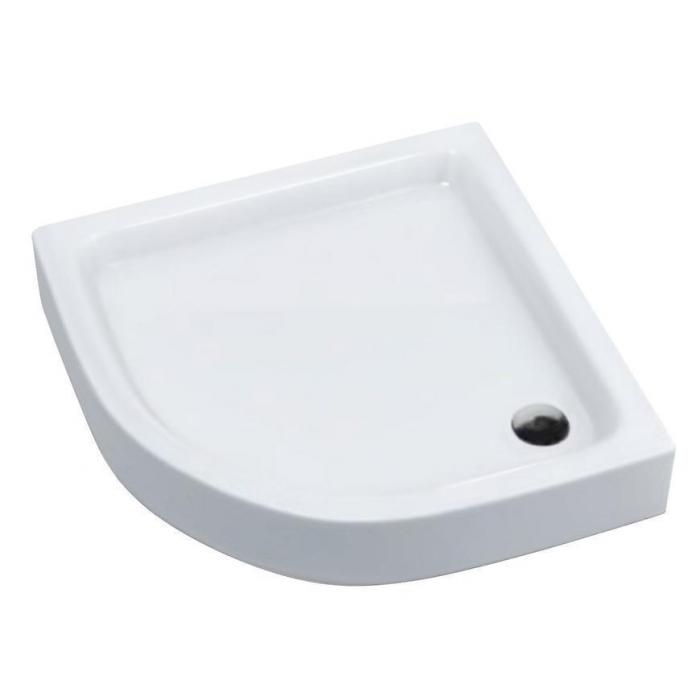Brodzik półokrągły Astro 80X80X17 zab.stabil R55 AQM0128