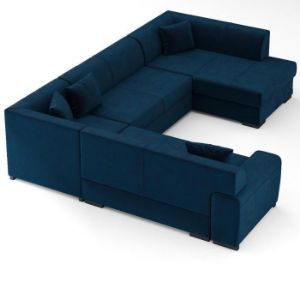 Obrazek Narożnik z funkcją spania Minos U Monolith 77 prawostronny