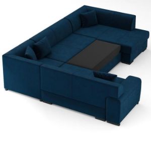 Obrazek Narożnik z funkcją spania Minos U Monolith 77 prawostronny