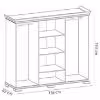 Obrazek Szafa Kora KS2 158 cm biały