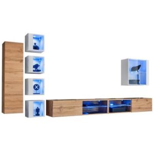 Obrazek Meblościanka Switch Xxvi Wotan/Biały