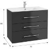 Obrazek Zestaw szafka z umywalką  Magne D80 DSM L1724 0D3S grafit