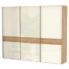 Obrazek Szafa 3d Gala pk281/gl pacific walnut/beige