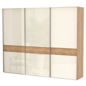 Obrazek Szafa 3d Gala pk281/gl pacific walnut/beige