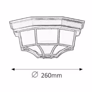Obrazek Lampa ogrodowa Milano 8346 PL1
