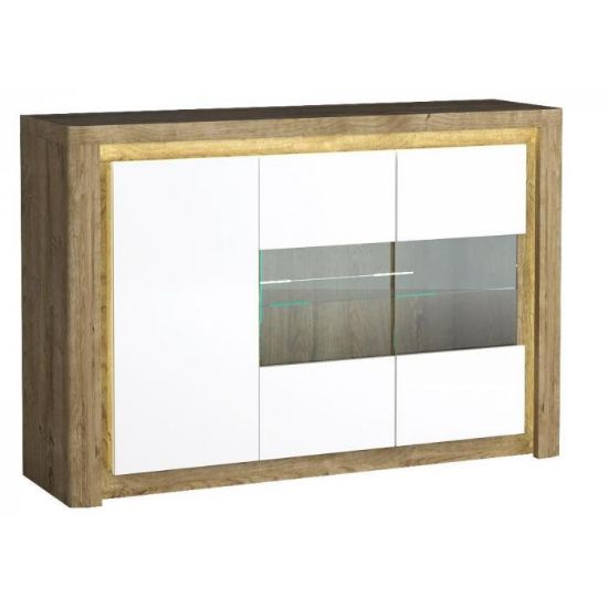 Obrazek Witryna Livinio L3 Ribbeck/biały połysk