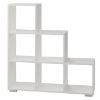 Obrazek Regał Ażur Schodki 3x3 Biały