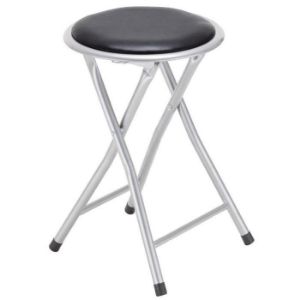 Obrazek Taboret składany Alto Silver czarny