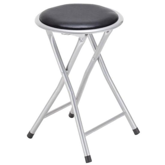 Obrazek Taboret składany Alto Silver czarny