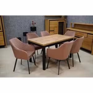 Obrazek Zestaw stół i krzesła Singapur 1+6 