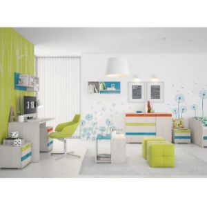 Obrazek Poręcz Joy OK120 polar pine/mango/lime/torquise 