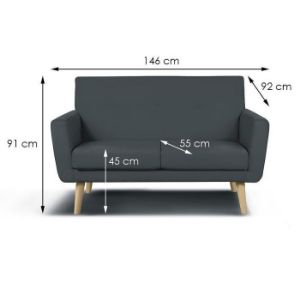 Obrazek Sofa Kair 2 Amore 32/naturalne