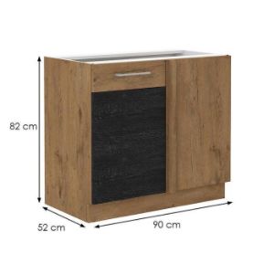 Obrazek Szafka Kuchenna VIGO Dark 105ND 1F BB 