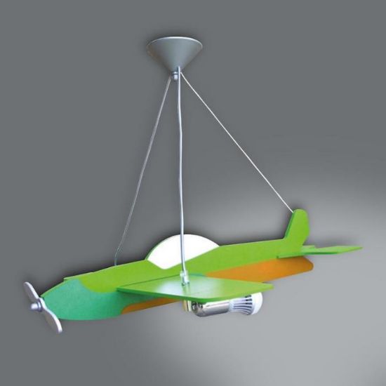 Obrazek Lampa Samolot L2-10 Zielona LW2