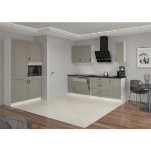 Obrazek Szafka kuchenna Stilo claygrey/biały 80g/90 2f