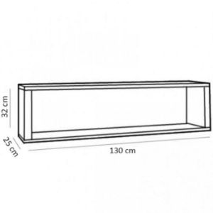 Obrazek Półka Montana W1 dąb lefkas