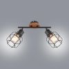 Obrazek Lampa 54037-2 Czarno-brązowa LS2