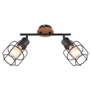 Obrazek Lampa 54037-2 Czarno-brązowa LS2