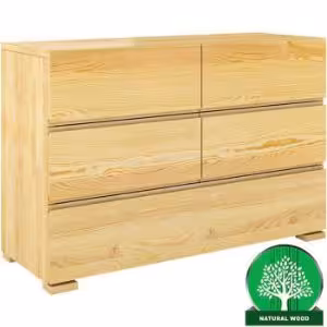 Obrazek  Komoda Drewniana Sosnowa 5s Skandica Vestre Naturalny 