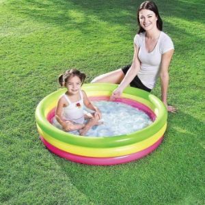 Obrazek Basenik z dmuchaną podłogą 3 kolory 51104