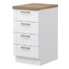 Obrazek Szafka Kuchenna Tara R-45-4f/4 4s Standard White Mat