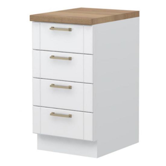 Obrazek Szafka Kuchenna Tara R-45-4f/4 4s Standard White Mat