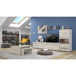 Obrazek Szafka RTV Piano TV120-1K2F/PN-71/KA/71 beige