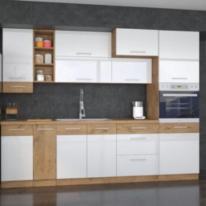 Obrazek Kuchnia Vigo biała HG 260 bez blatu