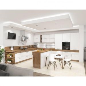 Obrazek Kuchnia Vigo biała HG 260 bez blatu