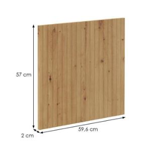 Obrazek Front kuchenny AVA dąb artisan/antracyt front zm 570x596