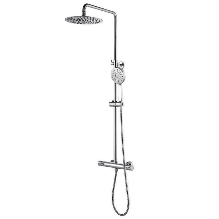 Xena system natryskowy z deszczownicą z baterią termostatyczną