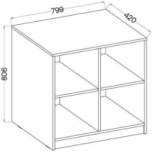Obrazek Regał Malta Dąb Artisan Typ 101