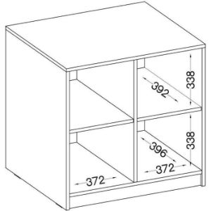 Obrazek Regał Malta Dąb Artisan Typ 101