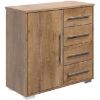 Obrazek Komoda Selena S06 1D4S dąb lefkas ciemny