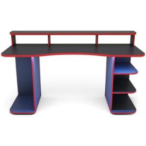 Obrazek Biurko Matrix 3 grafit/czerwony 