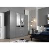 Obrazek Szafa Bali D4 grafit/lustro