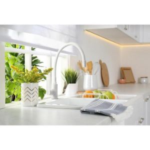 Obrazek Bateria zlewozmywakowa Joga Plus biała