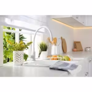 Obrazek Bateria zlewozmywakowa Joga Plus biała 