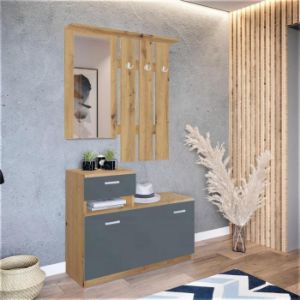 Obrazek Garderoba Vegas artisan/grafit